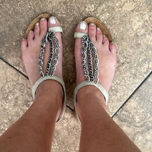 Belle Sigerson Morrison Chain Strap Sandals